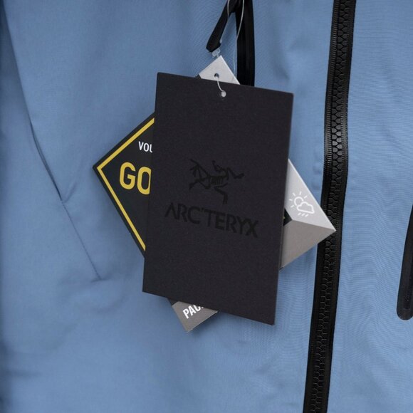 Arc'teryx Men's Hooded Zip-Up Hardshell Waterproof Jacket L - Picture 9 of 14